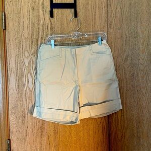 Preppy tan shorts